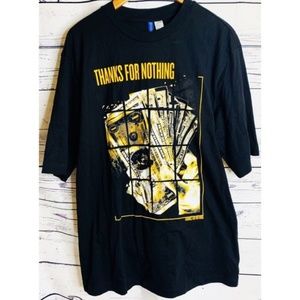 H&M Divided "THANKS FOR NOTHING" Graphic T-Shirt